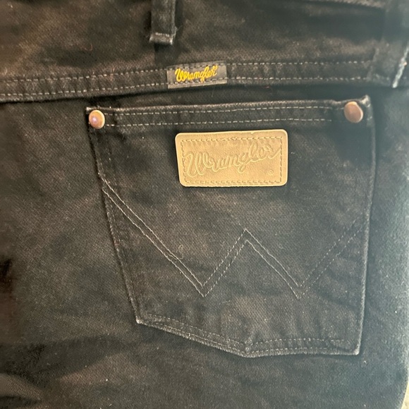 Wrangler Mens Vintage Black Relaxed Jeans Size 40x34 - Picture 4 of 5
